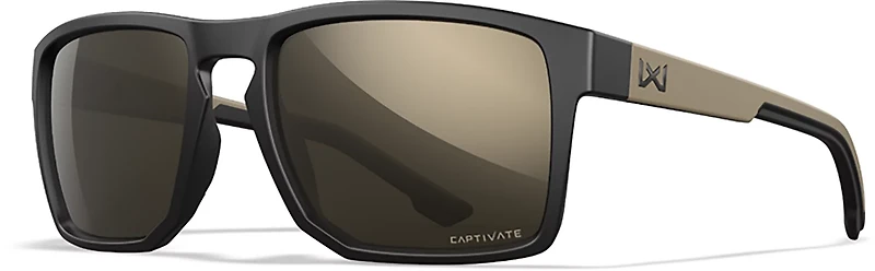 Wiley X Founder Captivate Polarized Mirrored Sunglasses