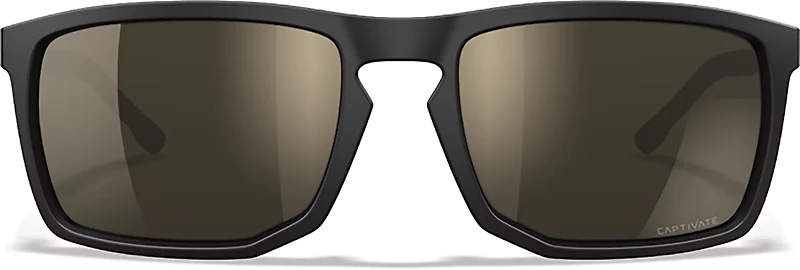 Wiley X Axe Captivate Matte Black Tungsten Polarized Mirrored Lens Sunglasses