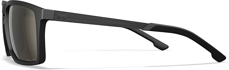 Wiley X Axe Captivate Matte Black Tungsten Polarized Mirrored Lens Sunglasses