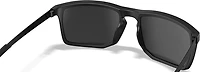 Wiley X Axe Captivate Matte Black Tungsten Polarized Mirrored Lens Sunglasses