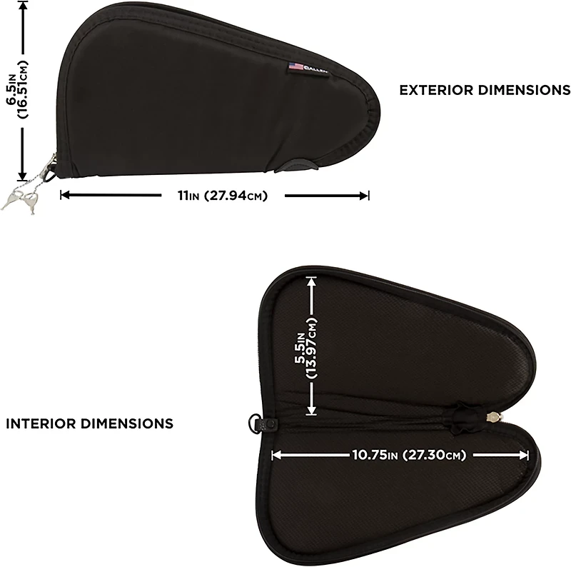 Allen Company 11 in Endura Locking Handgun Case