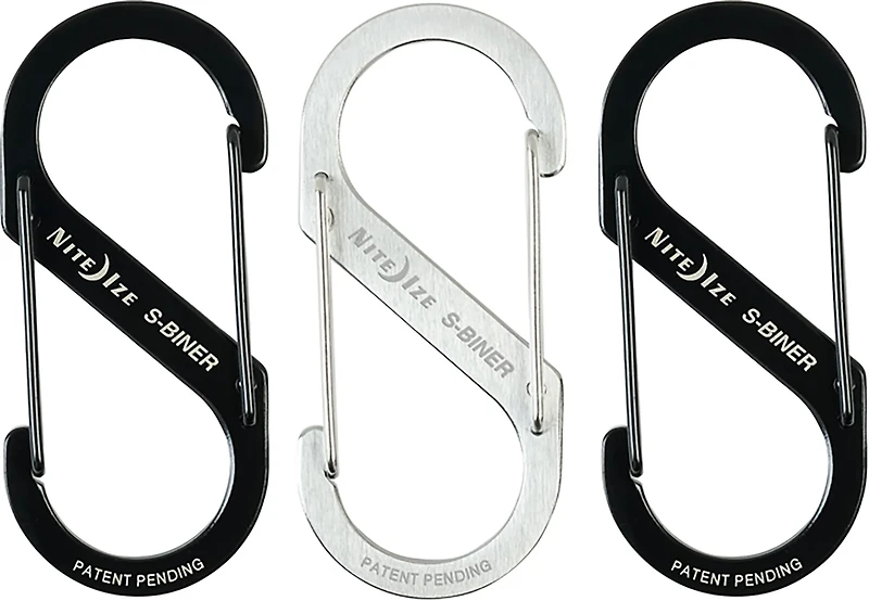 Nite Ize S-Biner Stainless Steel Dual Carabiner #3 3-Pack