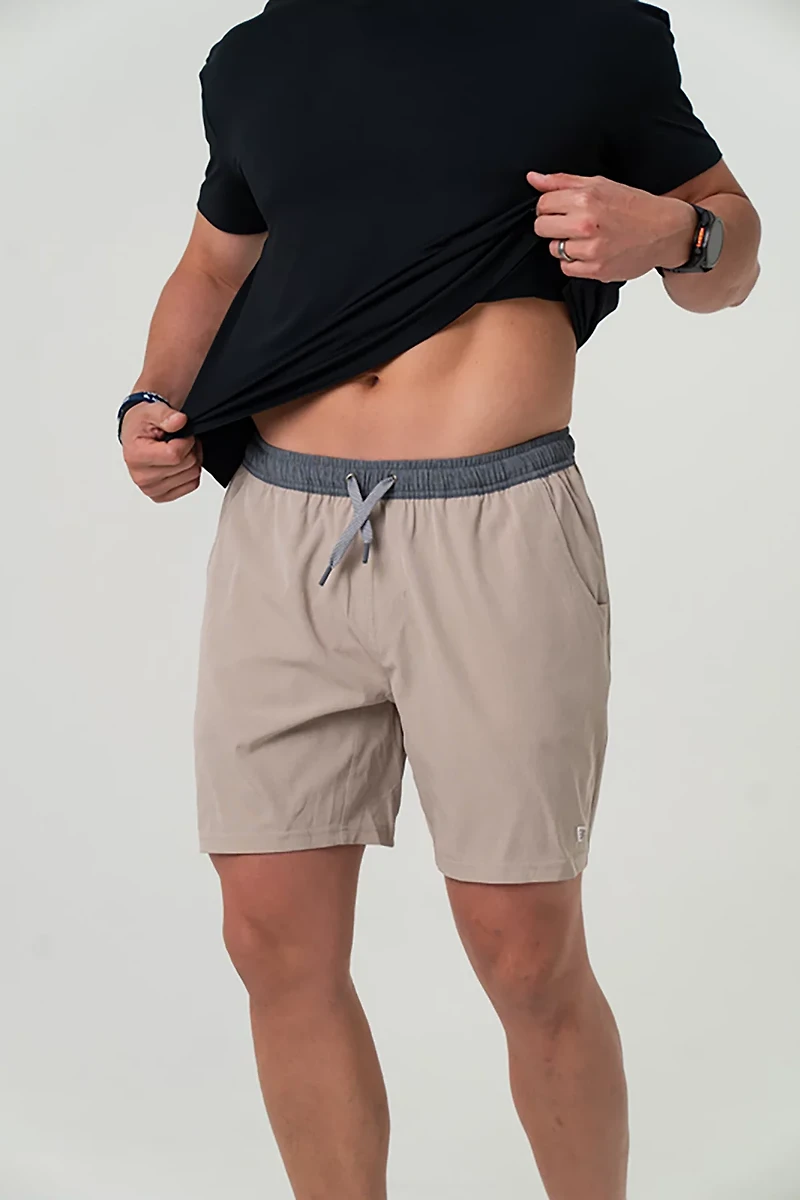 BURLEBO Men's USA Throwback Athletic Shorts