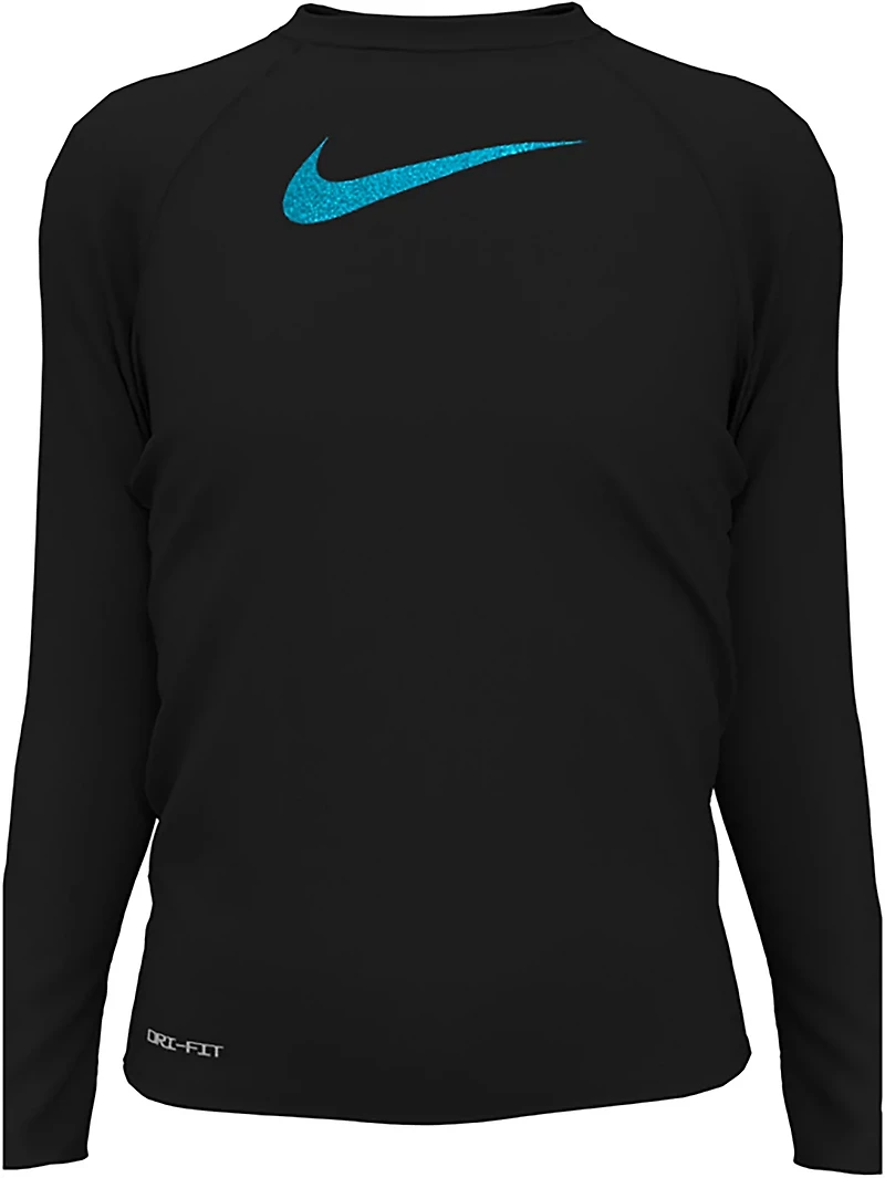Nike Girls' Swoosh Long Sleeve Hydroguard