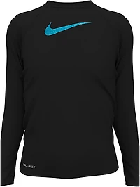 Nike Girls' Swoosh Long Sleeve Hydroguard