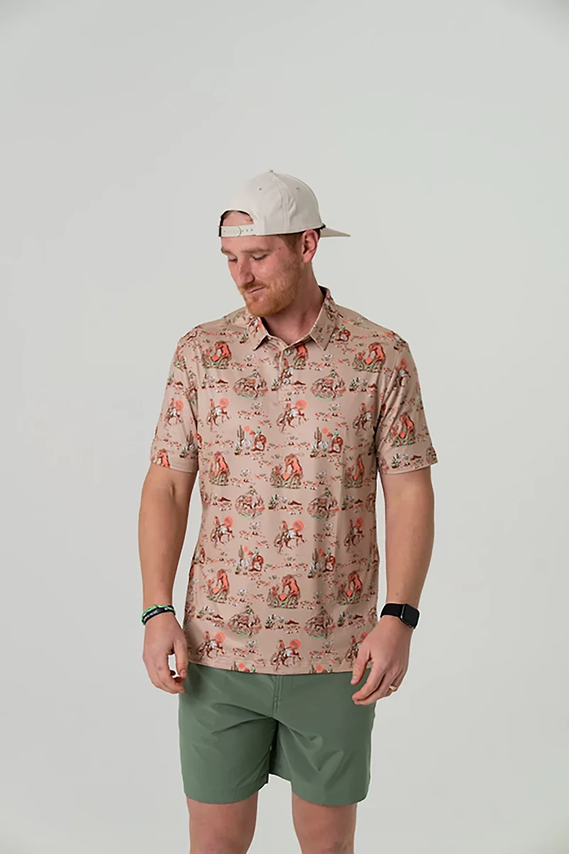 BURLEBO Men's Performance Polo Shirt
