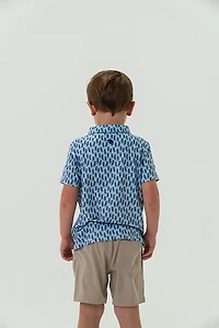 BURLEBO Toddler Boys' Performance Polo