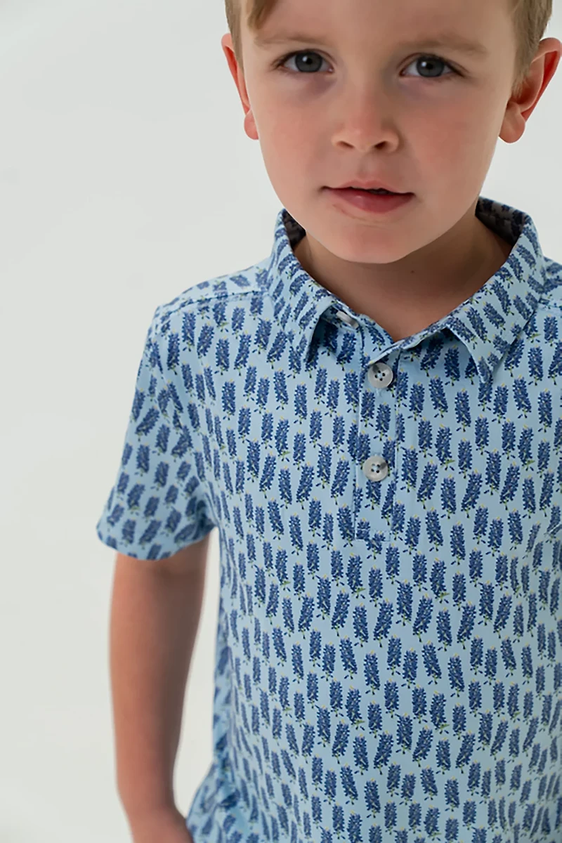 BURLEBO Toddler Boys' Performance Polo