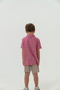 BURLEBO Boys' Performance Polo Shirt