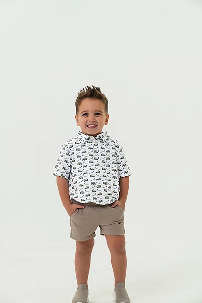 BURLEBO Boys' Performance Polo Shirt