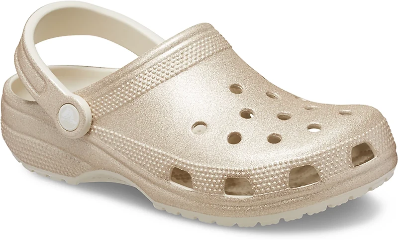 Crocs Women's Classic Glitter Clog Shoes