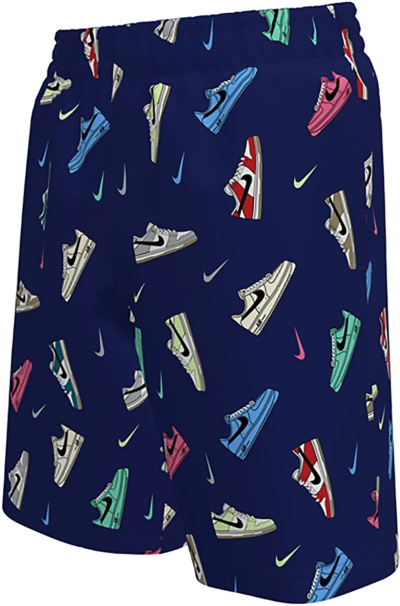 Nike Boys' Multi Sneaker Volley Swim Shorts 7