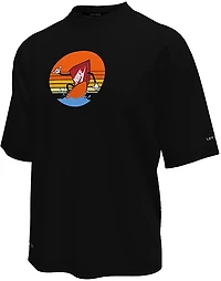 Nike Boys' Sunset Surf Short Sleeve Hydroguard Swim Shirt