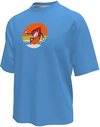 Nike Boys' Sunset Surf Short Sleeve Hydroguard Swim Shirt