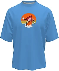 Nike Boys' Sunset Surf Short Sleeve Hydroguard Swim Shirt