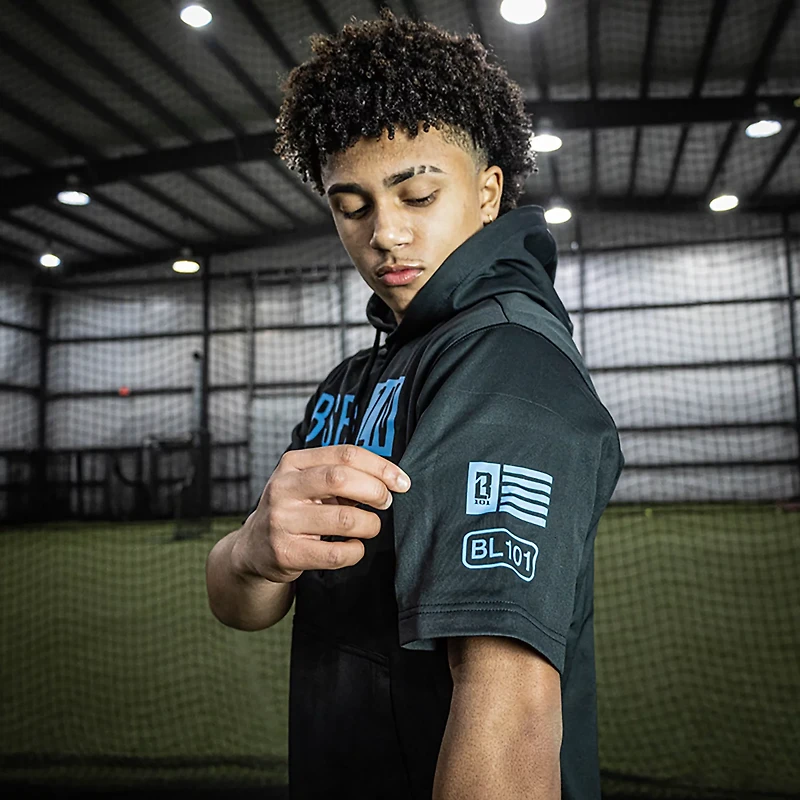 Baseball Lifestyle 101 Youth BSBL-SZN Short Sleeve Hoodie