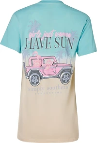 Simply Southern Women's Flamingo Short Sleeve T-shirt