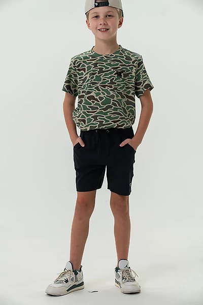 BURLEBO Boys' Athletic Shorts 6