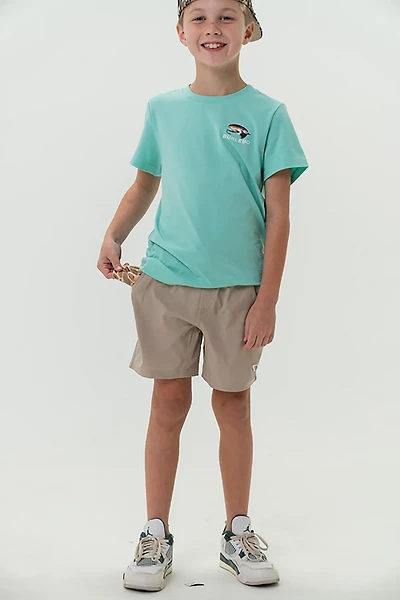 BURLEBO Boys' Athletic Shorts 6