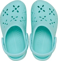 Crocs Toddlers' Classic Floral Cut Out Clogs