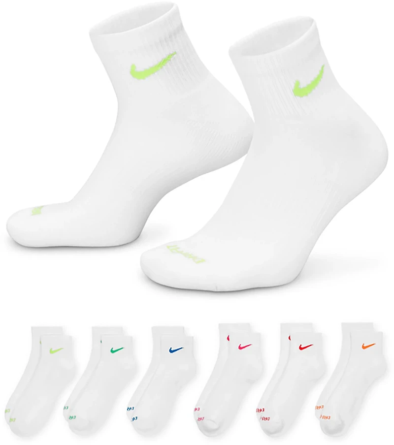 Nike Everyday Plus Cushioned Training Ankle Socks 6-Pack