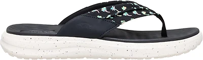 HEYDUDE Men's Finn Palm Tree Flip Flops