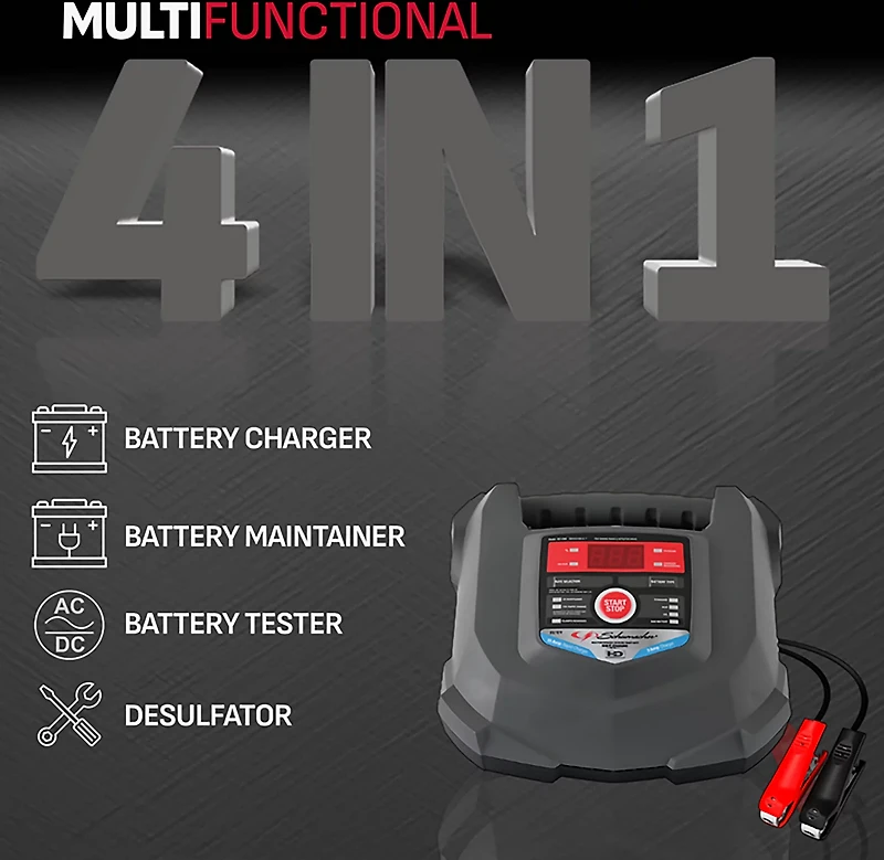 Schumacher SC1280 15A 6/12V Car and Boat Rapid Charger