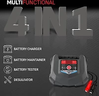 Schumacher SC1280 15A 6/12V Car and Boat Rapid Charger