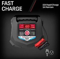 Schumacher SC1280 15A 6/12V Car and Boat Rapid Charger