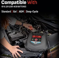 Schumacher SC1280 15A 6/12V Car and Boat Rapid Charger