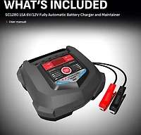 Schumacher SC1280 15A 6/12V Car and Boat Rapid Charger