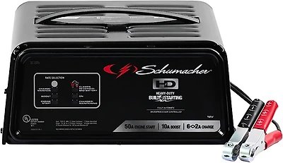 Schumacher SC1305 50/10/6 2A 12V Handheld Charger with Engine Start