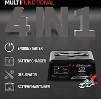 Schumacher SC1305 50/10/6 2A 12V Handheld Charger with Engine Start