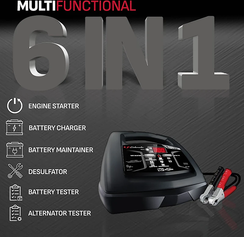 Schumacher SC1307 85/30/6 2A 6/12V Charger and Starter