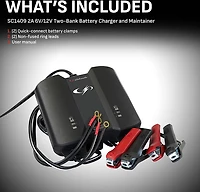 Schumacher SC14092 4A 6/12V Charger and Maintainer