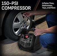 Schumacher SJ1427 1,500 Peak Amp Portable 6-in-1 Power Jump Starter