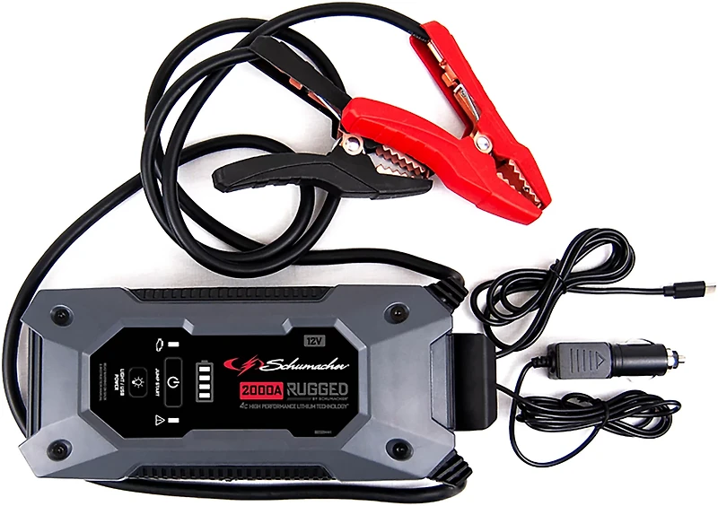 Schumacher Rugged SL1612 2,000 Peak Amp Lithium Ion Jump Starter