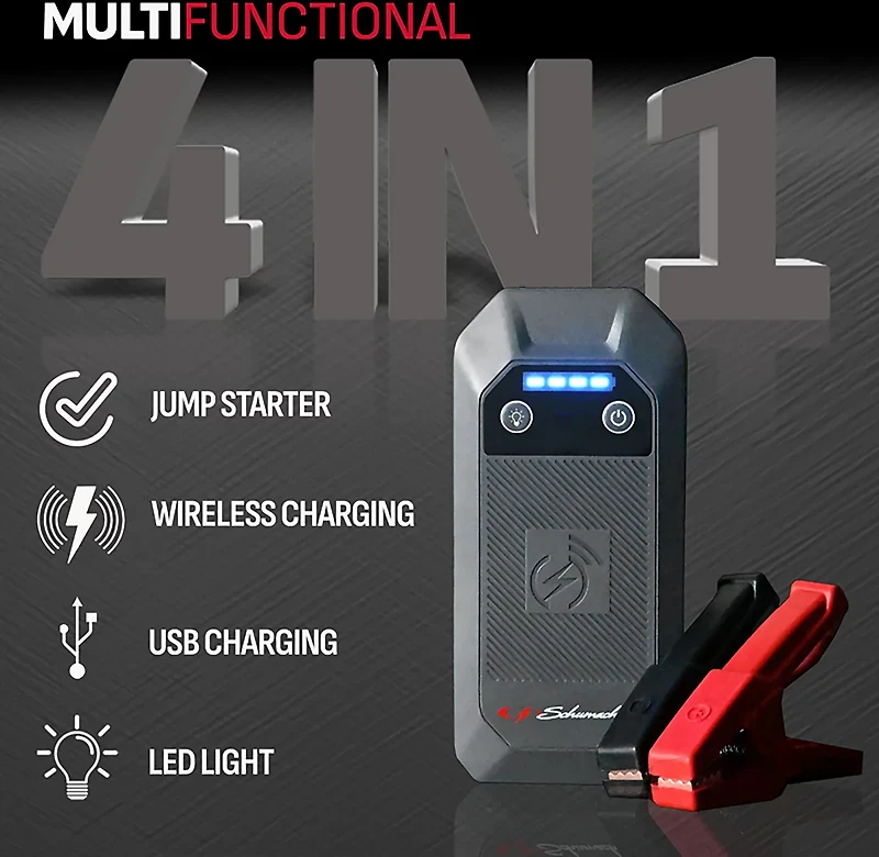Schumacher SL1674 1,500 Peak Amp Jump Starter