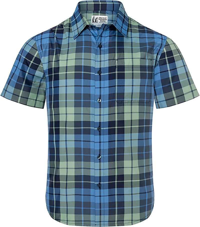 Marmot Men's AirExchange UPF 40 Novelty Short Sleeve Collared Shirt
