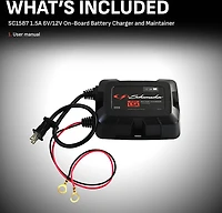 Schumacher SC1587 1.5-Amp 6/12V Mountable Maintainer