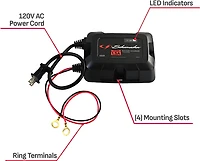 Schumacher SC1587 1.5-Amp 6/12V Mountable Maintainer