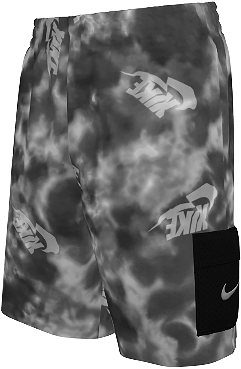 Nike Boys' Water Tie Dye Volley Swim Shorts 7 in