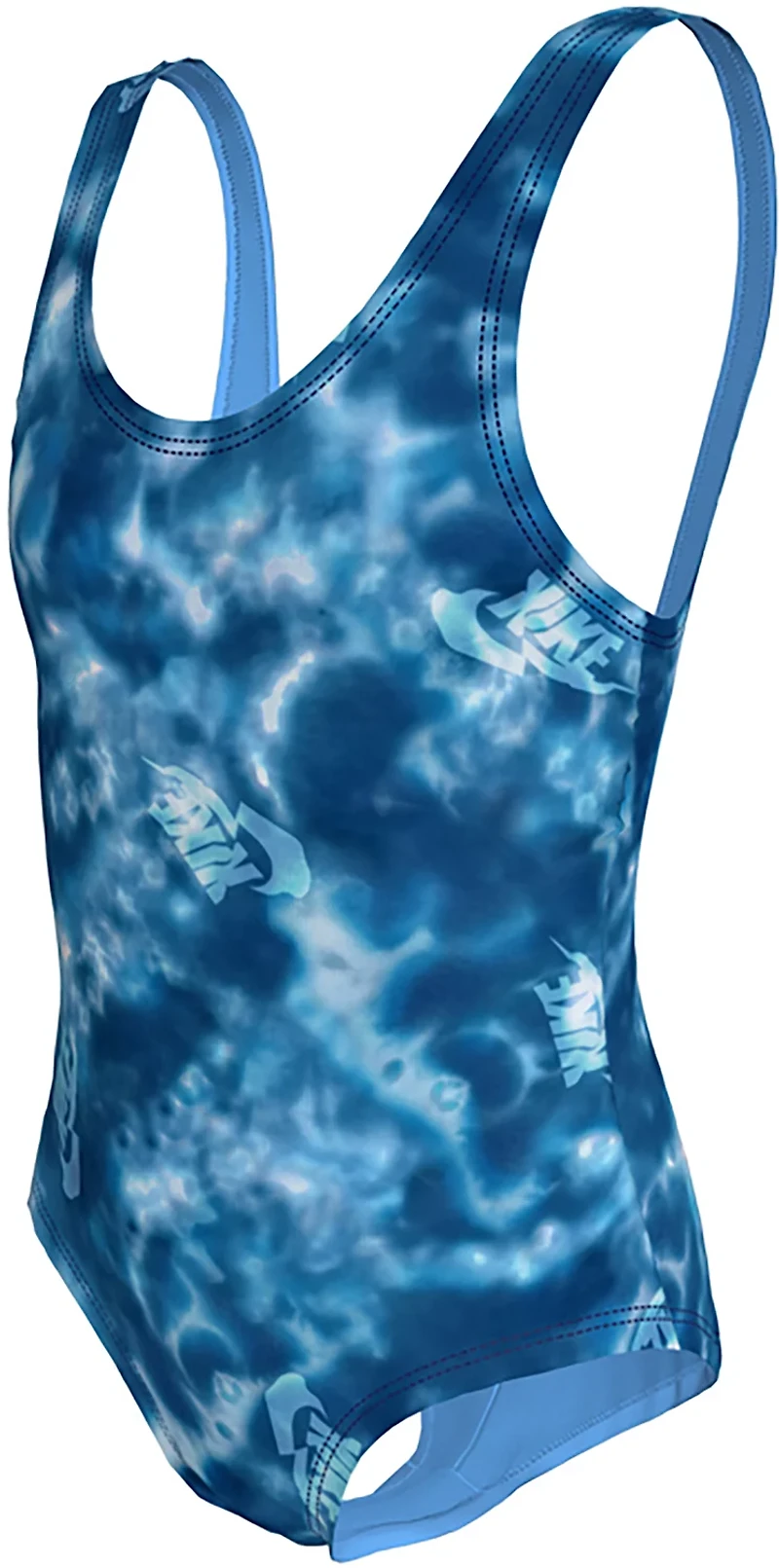 Nike Girls' Water Tie Dye U-Back 1-Piece Swimsuit