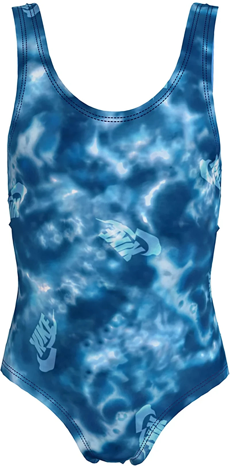 Nike Girls' Water Tie Dye U-Back 1-Piece Swimsuit