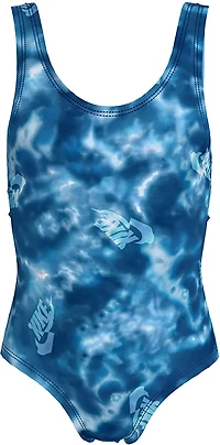 Nike Girls' Water Tie Dye U-Back 1-Piece Swimsuit