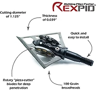 Rexpid Nuri Fixed Broadheads 3-Pack
