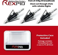 Rexpid Big III Fixed Broadheads 3-Pack