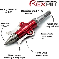 Rexpid II Mechanical Broadheads 3-Pack