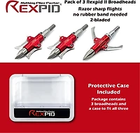 Rexpid II Mechanical Broadheads 3-Pack