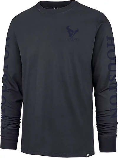 47 Men's Texans Triple Down Franklin Long Sleeve T-shirt